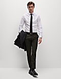 Slim Fit Pure Cotton Double Cuff Shirt