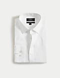 Chemise coupe standard 100&nbsp;% coton satiné sans repassage