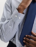 2pk Easy Iron Regular Fit Striped Long Sleeve Shirts