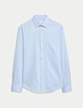 Slim Fit Pure Easy Iron Cotton with Stretch Shirt