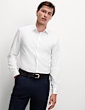 Slim Fit Pure Easy Iron Cotton with Stretch Shirt