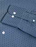 Regular Fit Cotton Blend Printed Shirt
