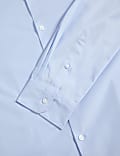 Skinny Fit Easy Iron Cotton Blend Shirt