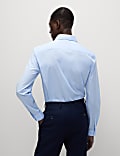 Skinny Fit Easy Iron Cotton Blend Shirt