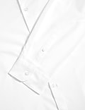 Skinny Fit Easy Iron Cotton Blend Shirt