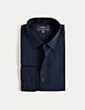 Slim Fit Easy Iron Cotton Blend Shirt