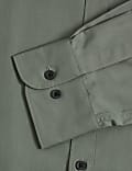 Slim Fit Easy Iron Cotton Blend Shirt