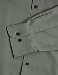 Regular Fit Easy Iron Cotton Blend Shirt