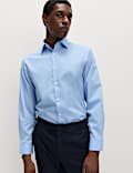 Regular Fit Cotton Blend Shirt