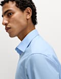 Easy Iron Slim Fit Cotton Blend Shirt