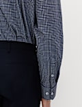 Regular Fit Easy Iron Cotton Blend Shirt