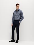 Regular Fit Easy Iron Cotton Blend Shirt