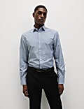 2pk Regular Fit Easy Iron Cotton Blend Poplin Shirts