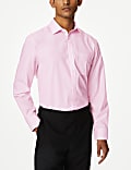 Regular Fit Easy Iron Cotton Blend Shirt