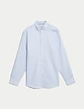 Regular Fit Pure Cotton Dobby Spot Shirt