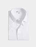 Regular Fit Cotton Blend Short Sleeve Shirt