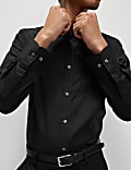Pack de 3 camisas de manga larga ajustadas de planchado fácil