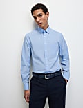 2pk Slim Fit Easy Iron Cotton Blend Shirts
