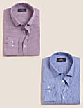 2pk Regular Fit Printed Long Sleeve Shirts