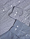 2pk Slim Fit Easy Iron Cotton Blend Shirts
