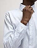 Pruhovaná košile z luxusní bavlny, normální střih