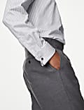Regular Fit Luxury Cotton Double Cuff Striped Shirt