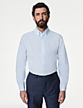 Regular Fit Luxury Linen Blend Weave Shirt