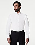 Regular Fit Luxury Linen Blend Weave Shirt