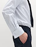 Regular Fit Luxury Pure Cotton Striped Shirt