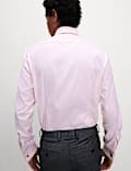 Slim Fit Luxury Cotton Double Cuff Twill Shirt