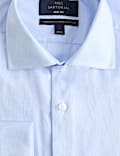 Slim Fit Luxury Cotton Double Cuff Twill Shirt