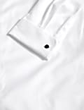 Slim Fit Luxury Cotton Double Cuff Twill Shirt