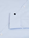 Tailored Fit Luxury Cotton Double Cuff Twill Shirt