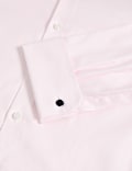 Tailored Fit Luxury Cotton Double Cuff Twill Shirt