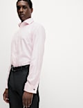Tailored Fit Luxury Cotton Double Cuff Twill Shirt