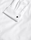 Tailored Fit Luxury Cotton Double Cuff Twill Shirt