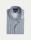 Slim Fit Luxury Cotton Striped Shirt