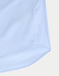 Kemeja Kasual Twill Katun Mewah Slim Fit