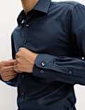 Slim Fit Luxury Cotton Twill Shirt