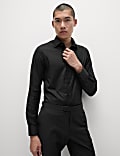 Tailored Fit Luxury Cotton Twill Shirt