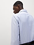 Tailored Fit Luxury Pure Cotton Striped Shirt