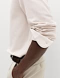 Regular Fit Easy Iron Marl Shirt