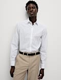 Easy Iron Pure Cotton Striped Shirt