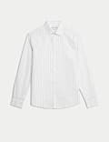Easy Iron Pure Cotton Striped Shirt