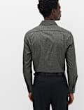 Regular Fit Pure Cotton Textured Shirt