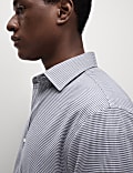 Slim Fit Non Iron Pure Cotton Houndstooth Shirt