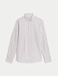 Regular Fit Pure Cotton Striped Shirt