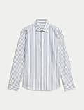 Regular Fit Pure Cotton Striped Shirt