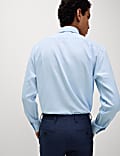 Regular Fit Easy Iron Cotton Blend Shirt & Tie