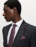 4pc Regular Fit Easy Iron Shirt and Tie Set